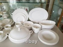 LENOX Classic White Dinnerware 42 Piece Set, Made in USA, All Brand New