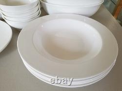 LENOX Classic White Dinnerware 42 Piece Set, Made in USA, All Brand New