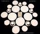 LENOXBlack Royale' PLATINUM RIMMED USA Made-25 PIECE/5 SET-PRISTINE! Porcelain