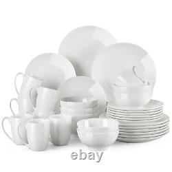 LOVECASA Series Sweet 32-Piece Porcelain Dinnerware Set Dinner Set Service for 8