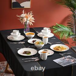 LOVECASA Series Sweet 32-Piece Porcelain Dinnerware Set Dinner Set Service for 8