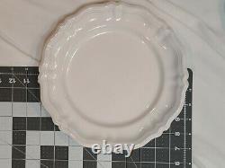 Lallier a Moustiers French Pottery Dinnerware Set of 31 Service for 6 + Platter