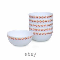 Larah Moon Gardenia 27 Pcs Dinnerware Set Opalware Dinner Set By Borosil