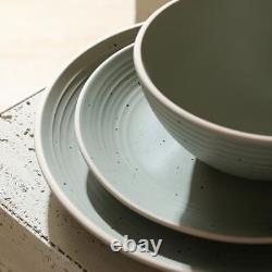 Lauren Modern Stoneware 16-piece Round Dinnerware Set Plates and Bowls Set Di