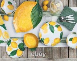 Lemon Fresh Melamine Collection 12 Piece Dinnerware Set by TarHong
