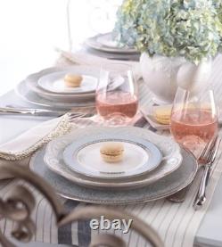 Lenox 16-Piece Dinnerware Set French Perle White, Service For 4 White