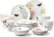 Lenox 865075 Butterfly Meadow 28-Piece Dinnerware Set, White