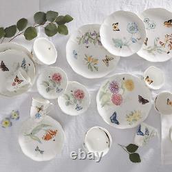 Lenox 865075 Butterfly Meadow 28-Piece Dinnerware Set, White