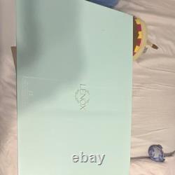 Lenox Blue Bay 12-Piece Porcelain Dinner Set White Blue Plates Bowls