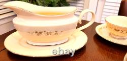 Lenox Brookdale H500 Fine China Set (56 Pieces) with Serving Pieces & Gravy Boat