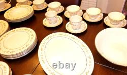 Lenox Brookdale H500 Fine China Set (56 Pieces) with Serving Pieces & Gravy Boat