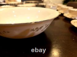 Lenox Brookdale H500 Fine China Set (56 Pieces) with Serving Pieces & Gravy Boat