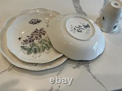 Lenox Butterfly 24 Pc. 6 Dinner Plates, 6 Salad Plates, 6 Lunchean Plates, 6 Mugs