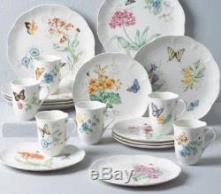Lenox Butterfly Meadow 18-Piece Dinnerware Set, Service for 6 NEW with BOX