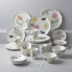 Lenox Butterfly Meadow 28-Piece Dinnerware Set Service for 4 Porcelain
