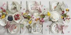 Lenox Butterfly Meadow 28-Piece Dinnerware Set Service for 4 Porcelain