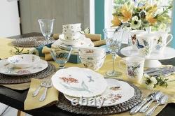 Lenox Butterfly Meadow 28-Piece Dinnerware Set Service for 4 Porcelain