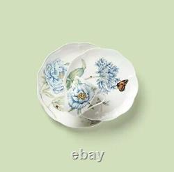 Lenox Butterfly Meadow Blue 18-Piece Dinnerware Set Service for 6 Plates & Mugs