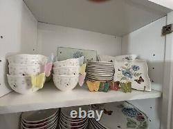 Lenox Butterfly Meadow Dinnerware Set Excellent Condition