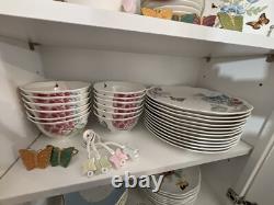 Lenox Butterfly Meadow Dinnerware Set Excellent Condition