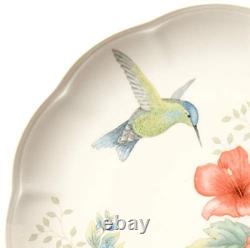 Lenox Butterfly Meadow Flutter 16 Piece Porcelain Dinnerware Set with Birds