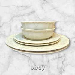Lenox Casual Elegance 16pc Dinnerware Set White Great Cond Gently Used