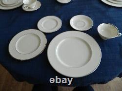 Lenox China Montclair Dinnerware set for (6) with2 Serving Pieces 2-5