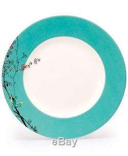 Lenox Chirp Aqua Dinnerware Set 12 Piece Service For 4 Simply Fine Bird USA NEW