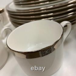 Lenox Classic Collection Jewel Platinum Fine Bone China Dinnerware for 8