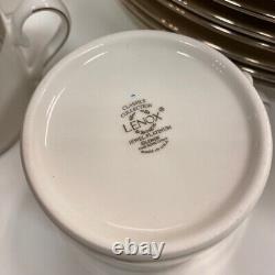 Lenox Classic Collection Jewel Platinum Fine Bone China Dinnerware for 8