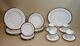 Lenox Classic Collection Pearlescence Platinum 21 Pc Dinner Set Excellent