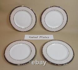 Lenox Classic Collection Pearlescence Platinum 21 Pc Dinner Set Excellent