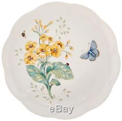 Lenox Dinnerware Set 18 Piece Floral Butterfly Meadow Dinner Service For 6 Decor