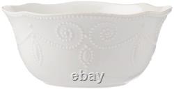 Lenox French Perle 12-Piece Dinnerware Set, White, with Accent Plates