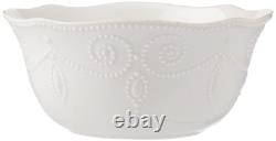 Lenox French Perle 12 Piece White Dinnerware Set Casual to Formal Dining