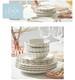 Lenox French Perle Scallop 12-Piece Dinnerware Set White