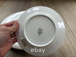 Lenox Hannah Platinum 5-Piece Place Setting Bone China Dinner Set, White