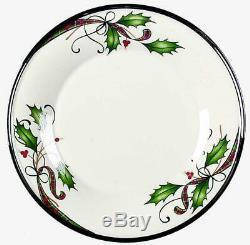 Lenox Holiday Nouveau Platinum White Dinner Plate Set of 4 New 1St Q