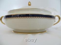 Lenox Jefferson Presidential Gold Round Covered Vegetable Bowl New