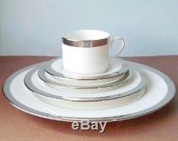 Lenox Jewel Platinum 5 Piece Place Setting Dinnerware Set Made in USA New In Box