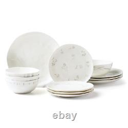 Lenox Oyster Bay 12Pc Dinnerware Set 15.20 White