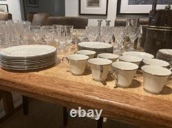 Lenox Solitaire Ivory withPlatinum Trim Dinnerware Service for 12 (60 piece)