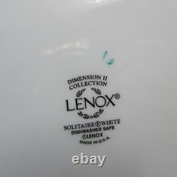 Lenox USA China SOLITAIRE WHITE Service for Four 20pc Set