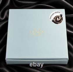 Lenox Westmore 5-pc Place Setting White Blue Bone China Platinum 10.75 New Nib