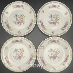 Liling Fine China Ling Rose Dinnerware 20 Piece Set for 4 c1980s Made in China