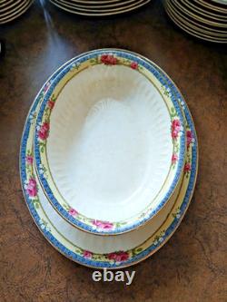 Lot Of 81 pcs. Sovereign Porcelain Dinnerware Set 1934 Great Depression Era