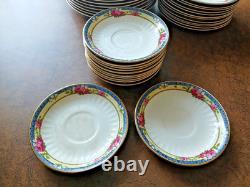 Lot Of 81 pcs. Sovereign Porcelain Dinnerware Set 1934 Great Depression Era