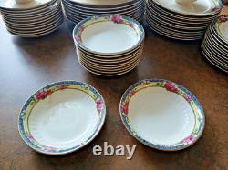 Lot Of 81 pcs. Sovereign Porcelain Dinnerware Set 1934 Great Depression Era