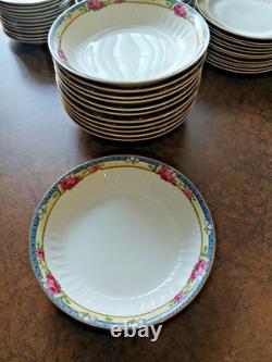 Lot Of 81 pcs. Sovereign Porcelain Dinnerware Set 1934 Great Depression Era