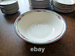 Lot Of 81 pcs. Sovereign Porcelain Dinnerware Set 1934 Great Depression Era Lot Of 81 pcs. Sovereign Porcelain Dinnerware Set 1934 Great Depression Era